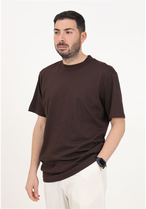 T-shirt a manica corta marrone da uomo SELECTED HOMME | 16077385Chocolate Torte